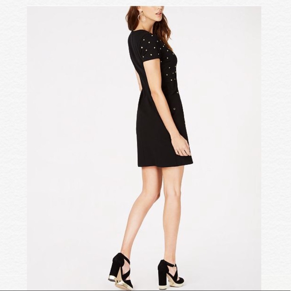 ❌SOLD❌Michael Kors Short-Sleeve Studded Dress - Picture 3 of 4